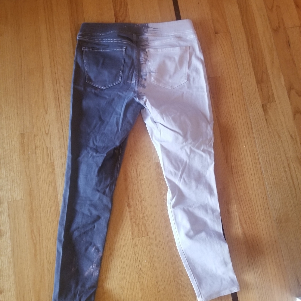 Two tone jeans